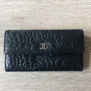 Authentic CHANEL Long Flap Wallet